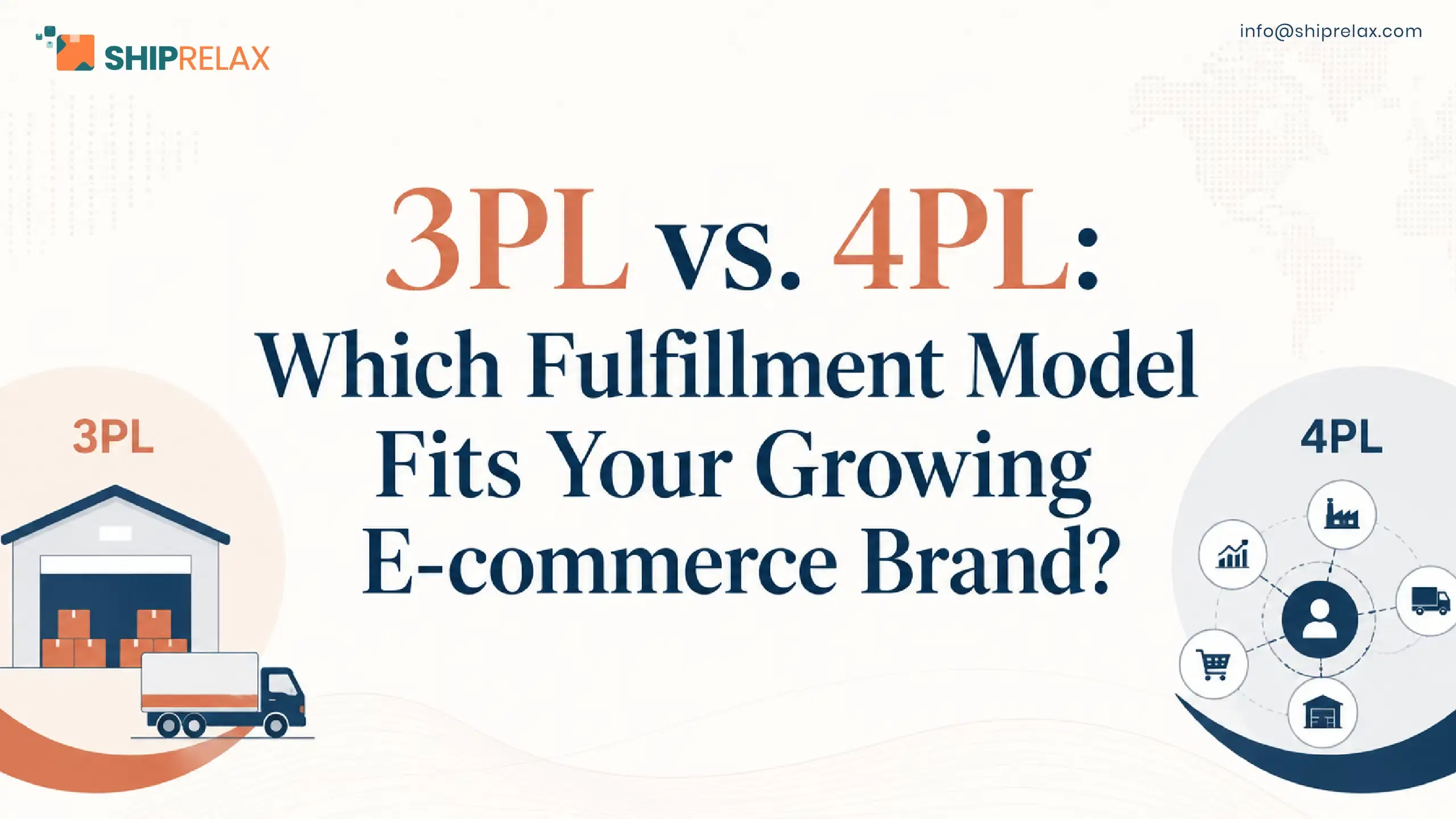 3PL vs 4PL comparison for choosing the right e-commerce fulfillment model